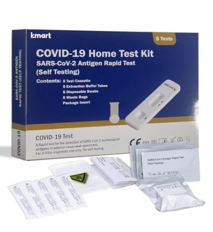 Flowflex Covid-19 Lateral Flow Test Kit for Self-Care | One-Step Test SARS-CoV-2 Antigen Test Kit for Rapid Self-Testing in 15 Minute Results | 5 Pack Test Kit